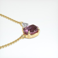 1.61 Ct. Gemstone Necklace, 18K Yellow Gold 3