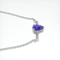 1.66 Ct. Gemstone Necklace, 14K White Gold 3