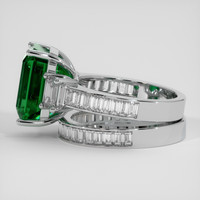 6.66 Ct. Emerald Ring, Platinum 950 4