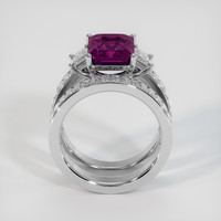 3.31 Ct. Sapphire Ring, 14K White Gold 3