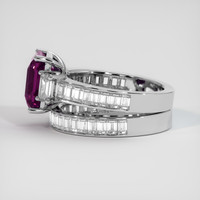3.31 Ct. Sapphire Ring, 14K White Gold 4
