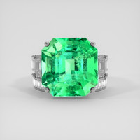 17.22 Ct. Emerald Ring, 18K White Gold 1