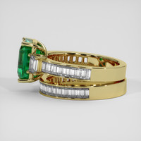 2.87 Ct. Emerald Ring, 18K Yellow Gold 4