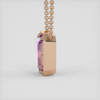 11.05 Ct. Gemstone Pendant, 14K Rose Gold 3