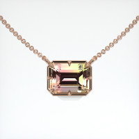 1.51 Ct. Gemstone Pendant, 14K Rose Gold 1