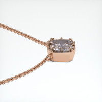 2.36 Ct. Bi Color Sapphire Pendant, 14K Rose Gold 3
