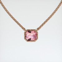 0.42 Ct. Sapphire Pendant, 14K Rose Gold 1