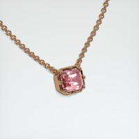 0.42 Ct. Sapphire Pendant, 14K Rose Gold 2