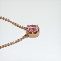 0.42 Ct. Sapphire Pendant, 14K Rose Gold 3