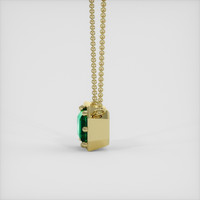 1.91 Ct. Emerald Pendant, 18K Yellow Gold 3