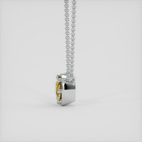 0.89 Ct. Bi Color Sapphire Pendant, Platinum 950 3