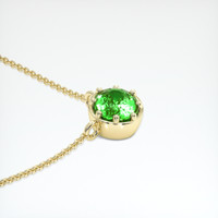 0.84 Ct. Gemstone Pendant, 14K Yellow Gold 3