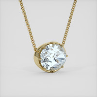 10.38 Ct. Rainbow Moonstone Pendant, 18K Yellow Gold 2