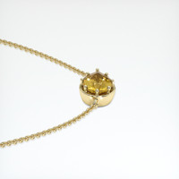 2.25 Ct. Gemstone Pendant, 14K Yellow Gold 3