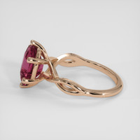4.76 Ct. Bi Color Sapphire Ring, 18K Rose Gold 4