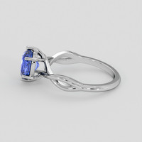 1.69 Ct. Blue Sapphire Ring, 10K White Gold 4