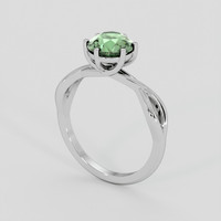 1.64 Ct. Green Sapphire Ring, 10K White Gold 2