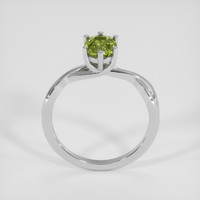 1.29 Ct. Green to Brown Alexandrite Ring, 14K White Gold 3