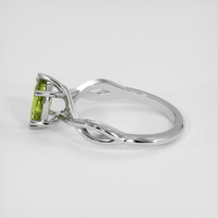 1.29 Ct. Green to Brown Alexandrite Ring, 14K White Gold 4