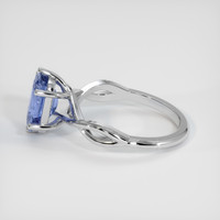 2.00 Ct. Blue Sapphire Ring, 14K White Gold 4
