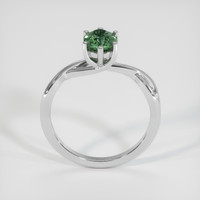 1.20 Ct. Bluish Green Sapphire Ring, 14K White Gold 3