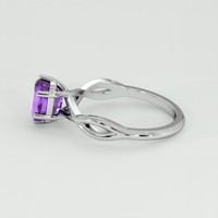 1.60 Ct. Purple Sapphire Ring, 14K White Gold 4