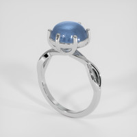 3.48 Ct. Gemstone Ring, 18K White Gold 2