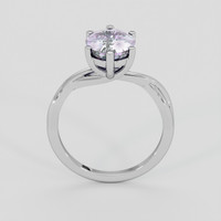 3.17 Ct. Purple Sapphire Ring, 18K White Gold 3