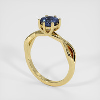 1.61 Ct. Bi Color Sapphire Ring, 14K Yellow Gold 2