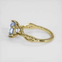 2.10 Ct. Blue Sapphire Ring, 14K Yellow Gold 4