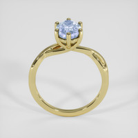 2.10 Ct. Blue Sapphire Ring, 18K Yellow Gold 3