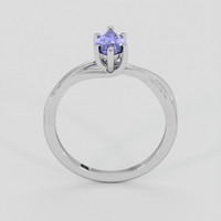 1.05 Ct. Purple Sapphire Ring, Silver 3