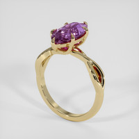 2.42 Ct. Pinkish Purple Spinel Ring, 10K Yellow Gold 2