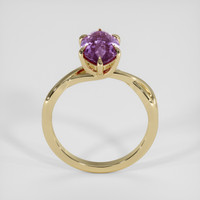 2.42 Ct. Pinkish Purple Spinel Ring, 10K Yellow Gold 3