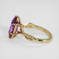 2.42 Ct. Pinkish Purple Spinel Ring, 10K Yellow Gold 4