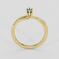 0.25 Ct. Alexandrite Ring, 14K Yellow Gold 3