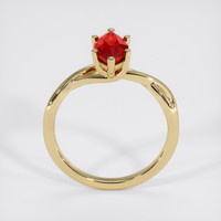 1.50 Ct. Ruby Ring, 14K Yellow Gold 3
