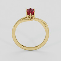 1.00 Ct. Ruby Ring, 14K Yellow Gold 3