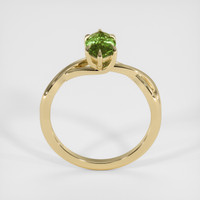 1.16 Ct. Green Sapphire Ring, 14K Yellow Gold 3