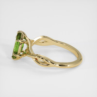 1.16 Ct. Green Sapphire Ring, 14K Yellow Gold 4