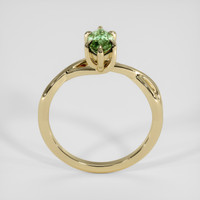 1.23 Ct. Green Sapphire Ring, 14K Yellow Gold 3