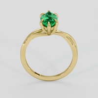 1.94 Ct. Emerald Ring, 18K Yellow Gold 3