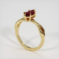 1.34 Ct. Gemstone Ring, 18K Yellow Gold 2