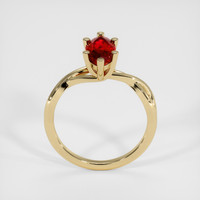 2.04 Ct. Ruby Ring, 18K Yellow Gold 3