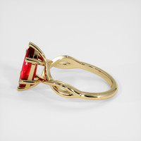 2.04 Ct. Ruby Ring, 18K Yellow Gold 4