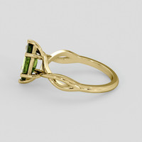 1.69 Ct. Green Sapphire Ring, 18K Yellow Gold 4