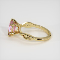 1.68 Ct. Pink Sapphire Ring, 18K Yellow Gold 4