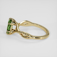1.23 Ct. Green Sapphire Ring, 18K Yellow Gold 4