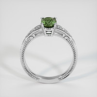 0.90 Ct. Green Sapphire Ring, Platinum 950 3