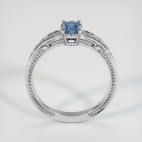 0.75 Ct. Blue Sapphire Ring, Platinum 950 3